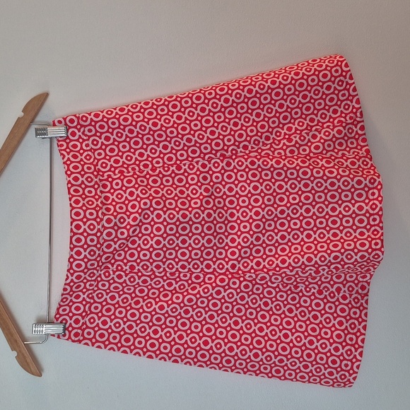 NWT Ripskirt Red/White Dot Pattern Wrap Mini Skirt Inside Pocket Adjustable Sm - Picture 2 of 6